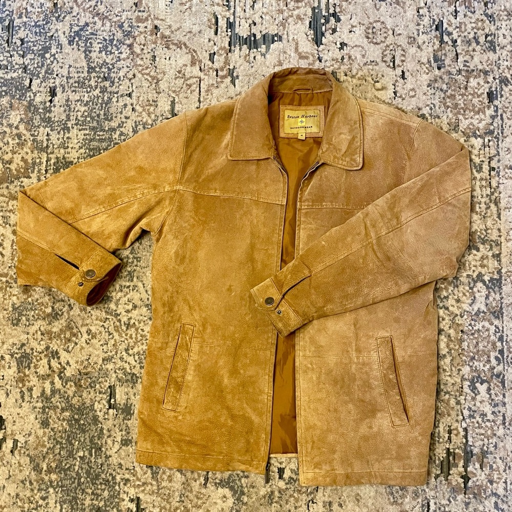Boston Harbor Leather Jacket - Men’s Size Medium